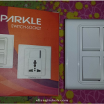 ACI Sparkle gold serise 3 gang 1 way