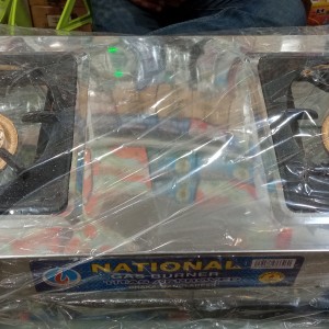 Non Auto Gas Stove (Steel Body) ডাবল গ্যাসের চুলা