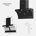 HY-955 - Gazi Smiss Kitchen Hood - গাজী কিচেন হুড