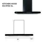 EG-R750SL - Gazi Smiss Kitchen Hood গাজী কিচেন হুড-EG-R750SL