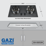 GH-8202M - Gazi Smiss Gas Stove